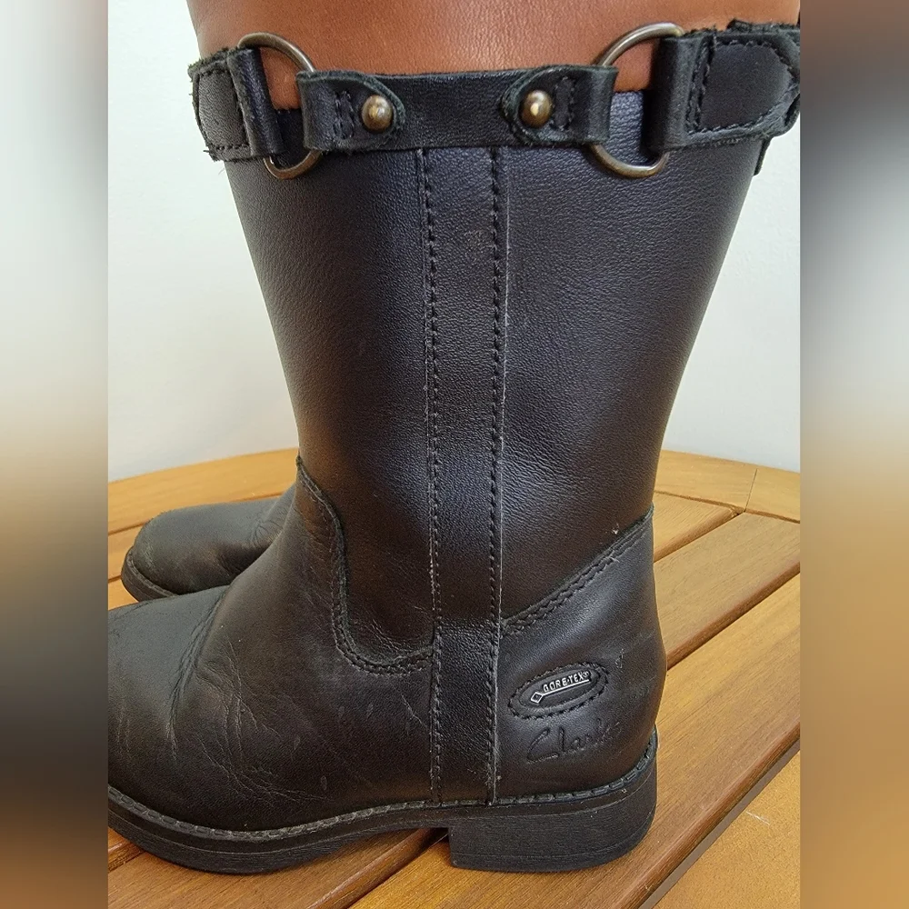 Clarks Toddler Gore‎ Tex Knee Length Riding Boots SamiMa 8.5